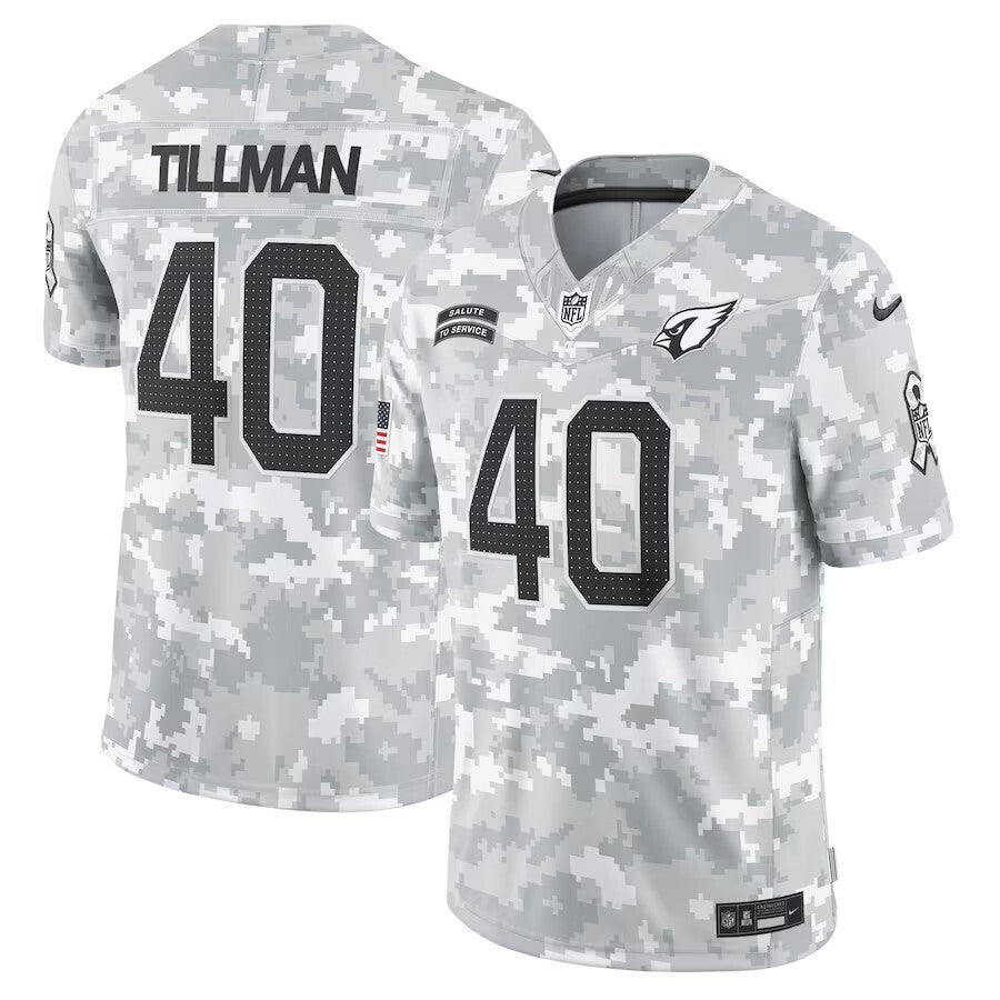 Arizona Cardinals #40 Pat Tillman 2024 Salute to Service Retired Player Limited Jersey - Arctic Camo