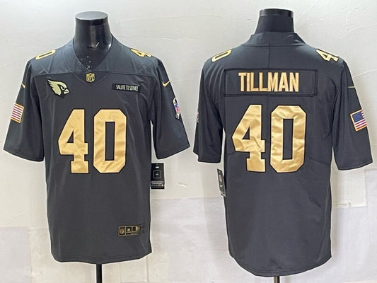 Arizona Cardinals #40 Pat Tillman Red Salute Style 2