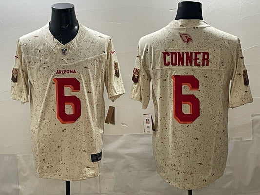 Arizona Cardinals #6 James Conner Red Retro 5 Edition