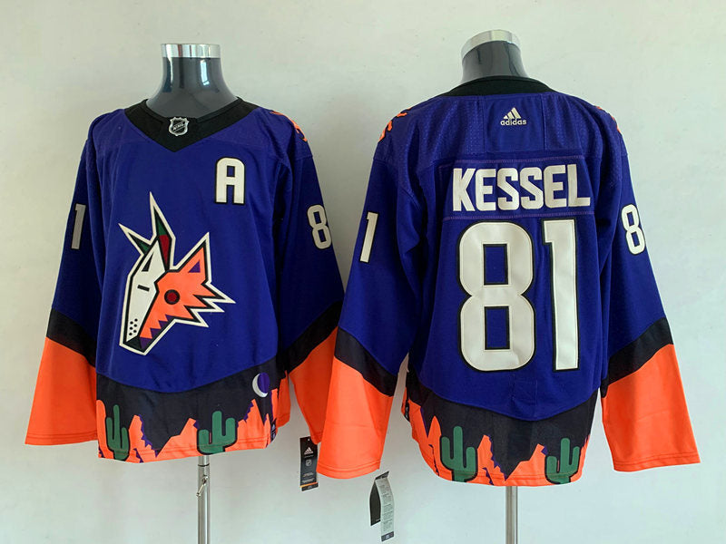 Arizona Coyotes #81 Phil Kessel Style 1