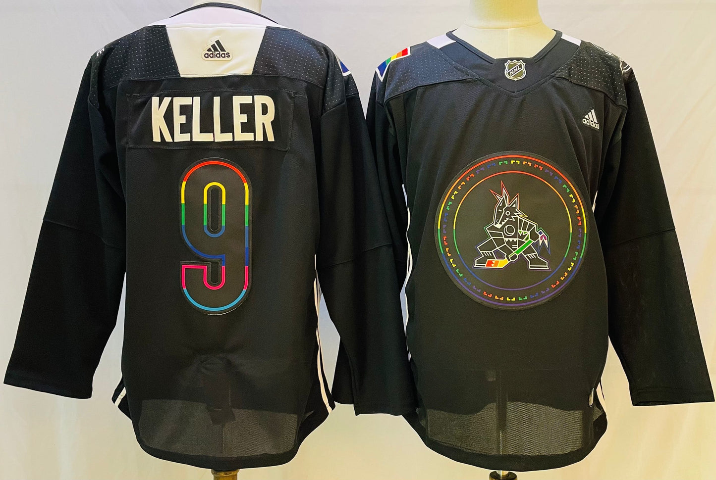 Arizona Coyotes #9 Clayton Keller Style 2