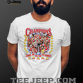 Arsenal FC Premier League 2025 2026 Champions Come one you gunner caricature shirt