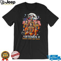 Artemis II NASA Moon Mission Crew Members Graphic T Shirt
