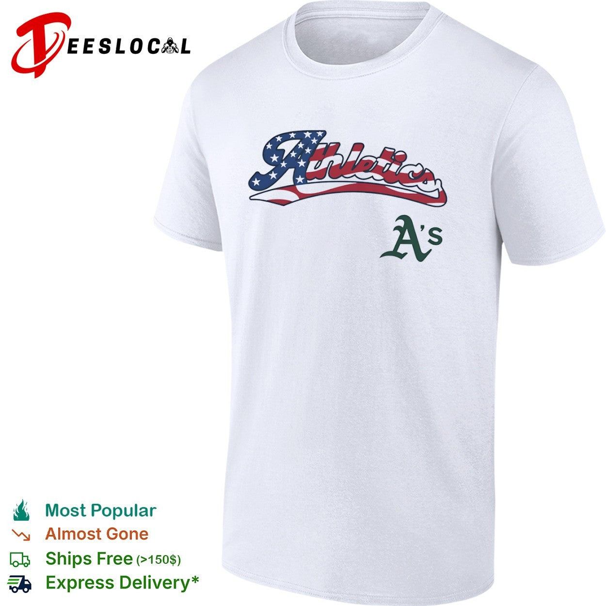 Athletics A’s Americana shirt