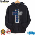 Atlanta Baseball Cross Christian Faith Christ Strengthens Me T Shirt