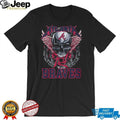 Atlanta Braves Metallica Style Skull Wings T Shirt Heavy Metal MLB Fan Apparel