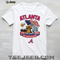 Atlanta Braves Patriotic 250th Anniversary Liberty Bell Baseball Jersey T Shirt
