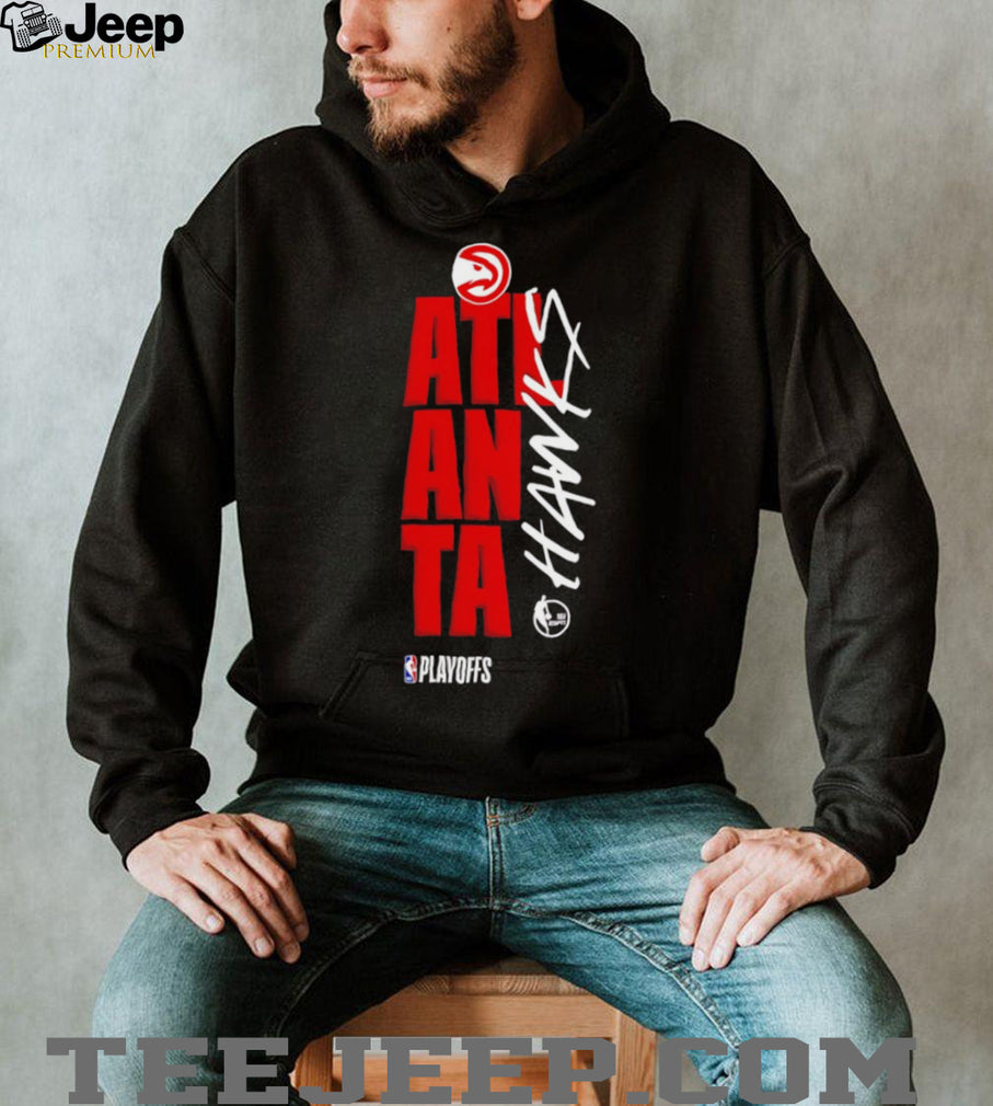 Atlanta Hawks NBA Playoffs Vertical Typographic T Shirt