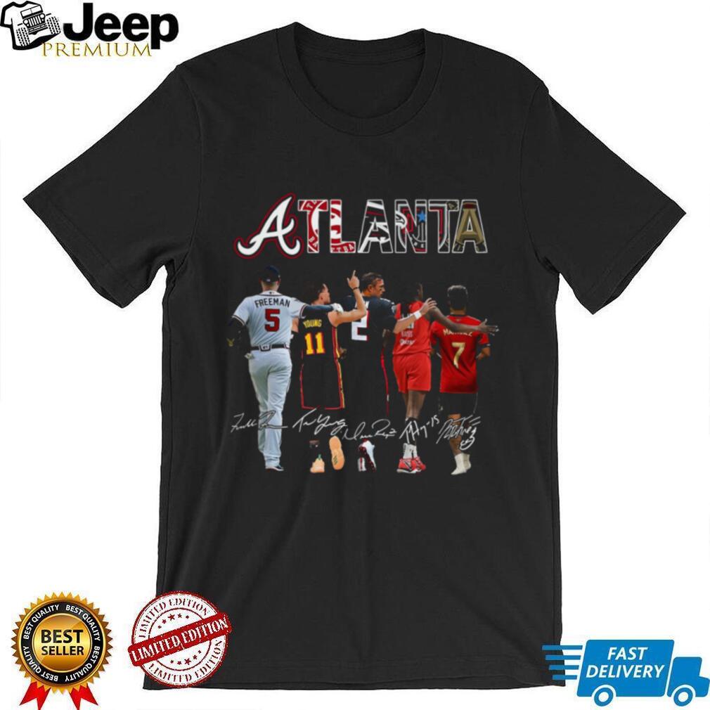 Atlanta Sports Legends Crosswalk Signatures Shirt