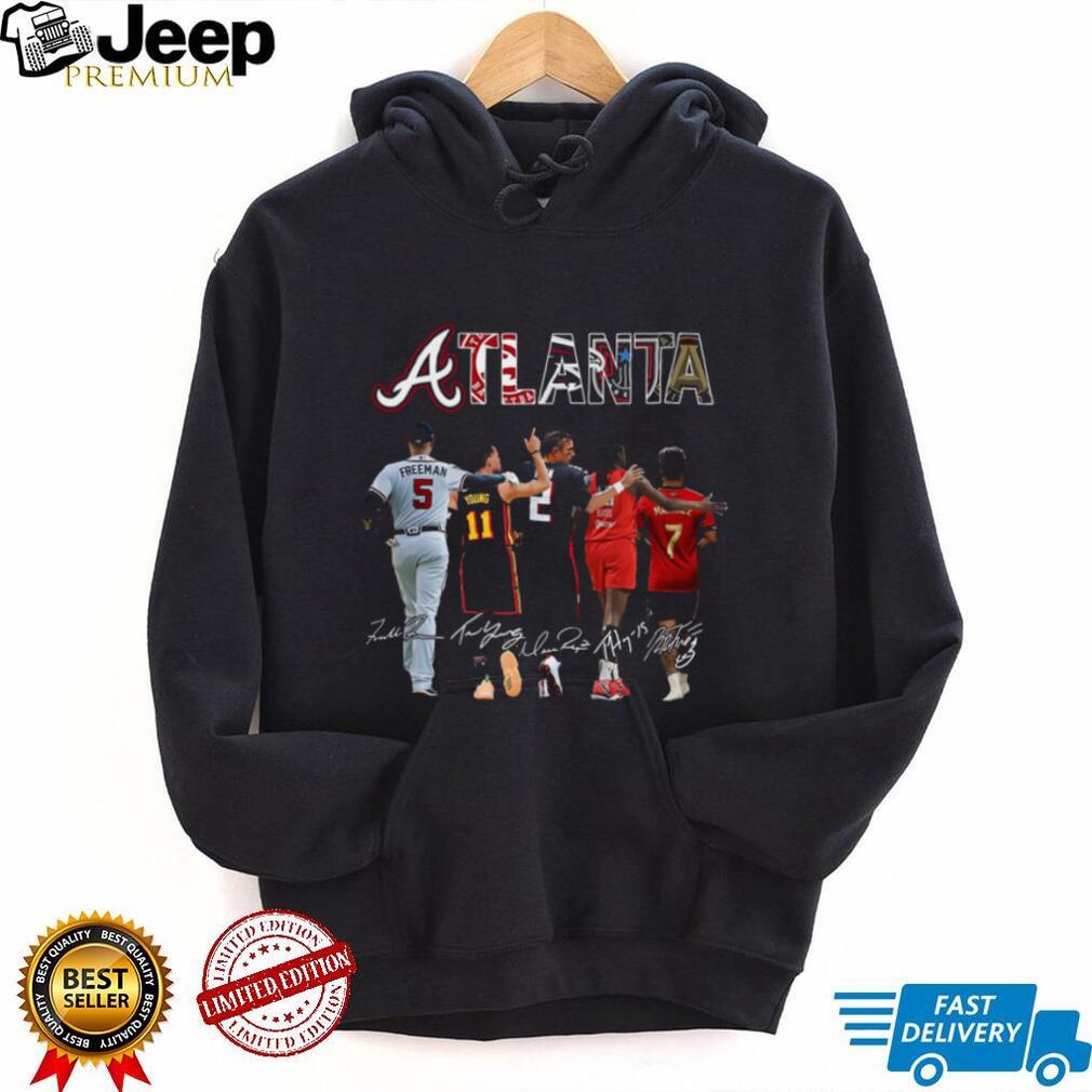 Atlanta Sports Legends Crosswalk Signatures Shirt
