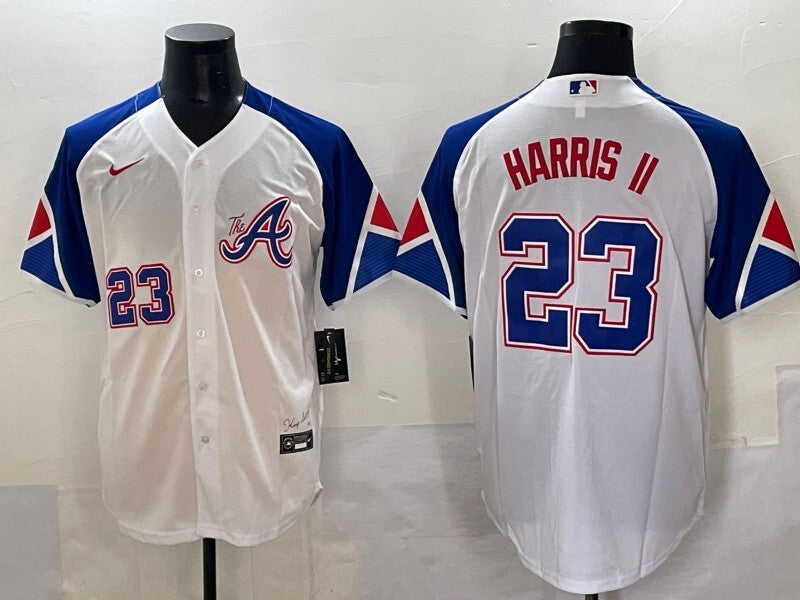 Atlanta Braves #23 Michael Harris II Warriors City Adult Style 1