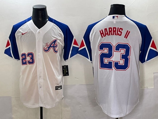 Atlanta Braves #23 Michael Harris II Warriors City Adult Style 1