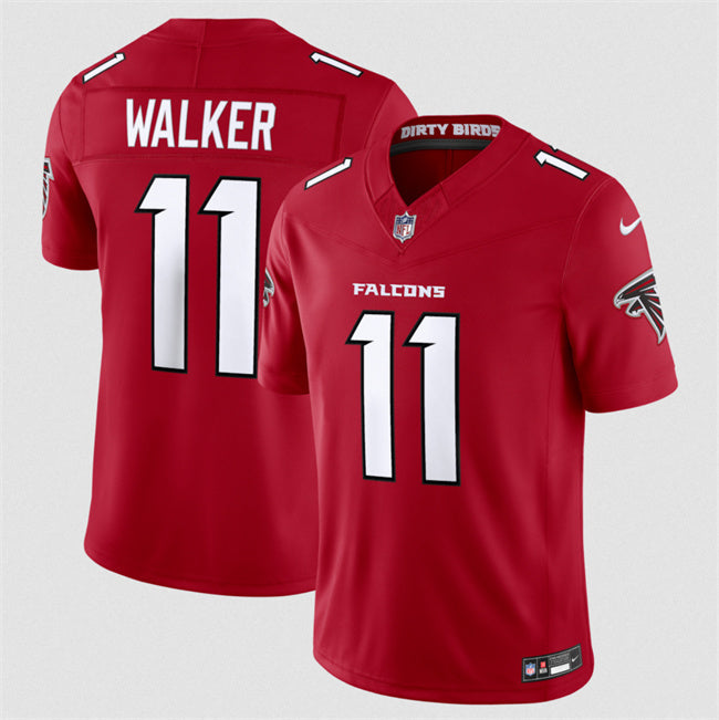 Atlanta Falcons #11 Jalon Walker Red 2026 New F.U.S.E. Vapor Untouchable Limited