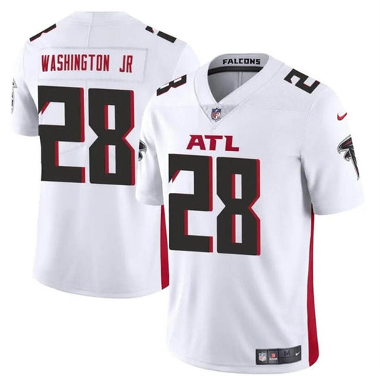 Atlanta Falcons #28 Carlos Washington Jr White Vapor Untouchable Limited