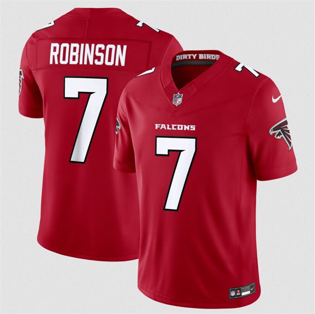 Atlanta Falcons #7 Bijan Robinson Red 2026 New F.U.S.E. Vapor Untouchable