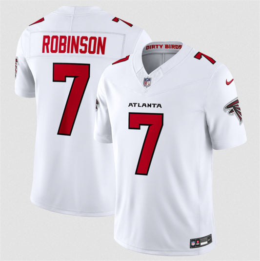 Atlanta Falcons #7 Bijan Robinson White 2026 New F.U.S.E. Vapor Untouchable