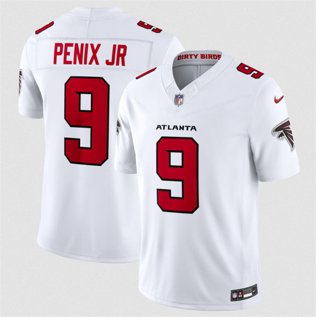 Atlanta Falcons #9 Michael Penix Jr. White 2026 New F.U.S.E. Vapor Untouchable