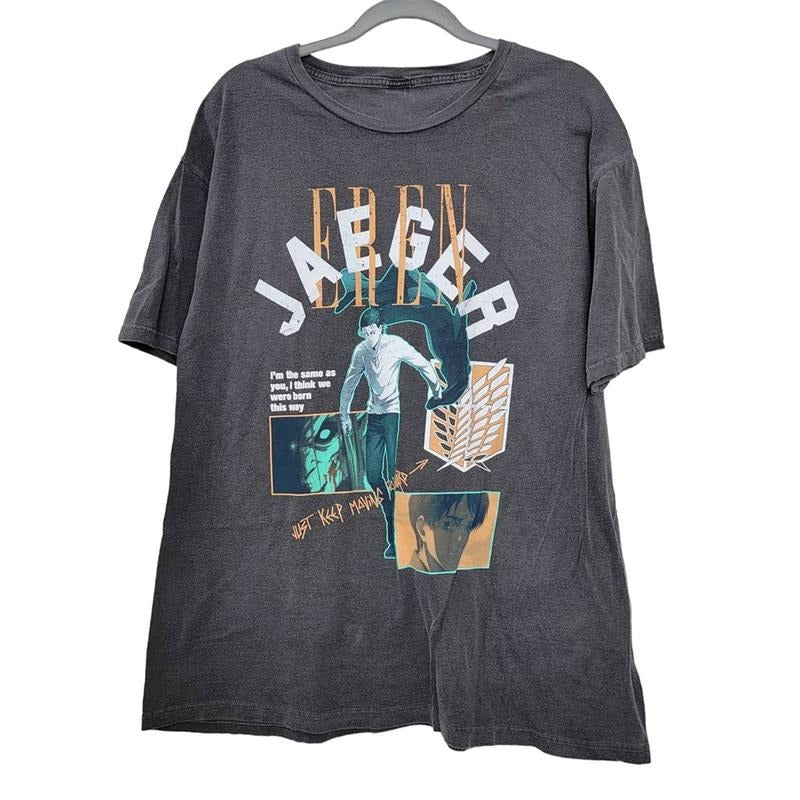 Attack on Titan Final Season Eren Jaeger Graphic Cotton Tee Shirt