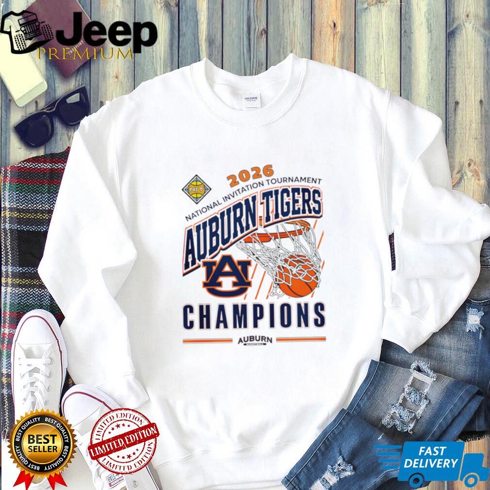 Auburn Tigers 2026 NIT National Invitation Tournament Champions T Shirt