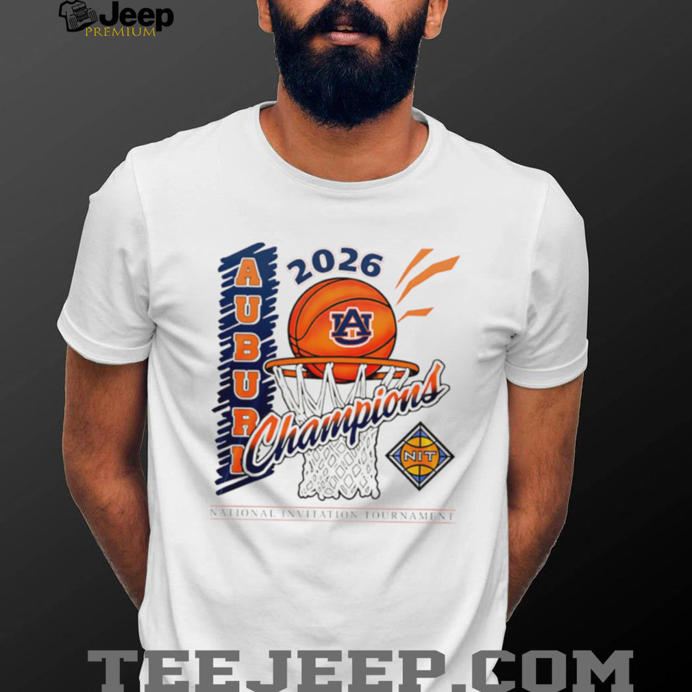 Auburn Tigers Basketball 2026 NIT Champions Net Graphic T Shirt