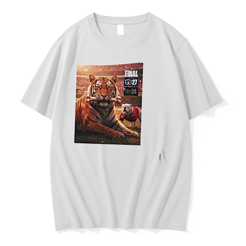 Auburn Tigers Vs Georgia Bulldogs Final Score 27 24 Tshirts Sweater