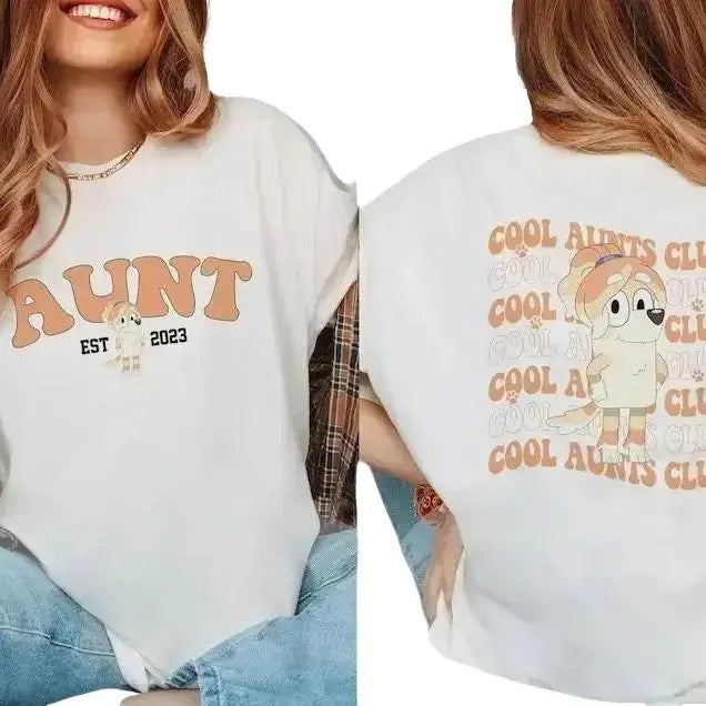 Aunt Trixie Cool Club Shirt | Bluey Auntie Shirt, Bluey Trixie Sweatshirt, Bluey Cool Aunt Shirt, Bluey Auntie Gift, Bluey Family Shirtstyle{n002}2