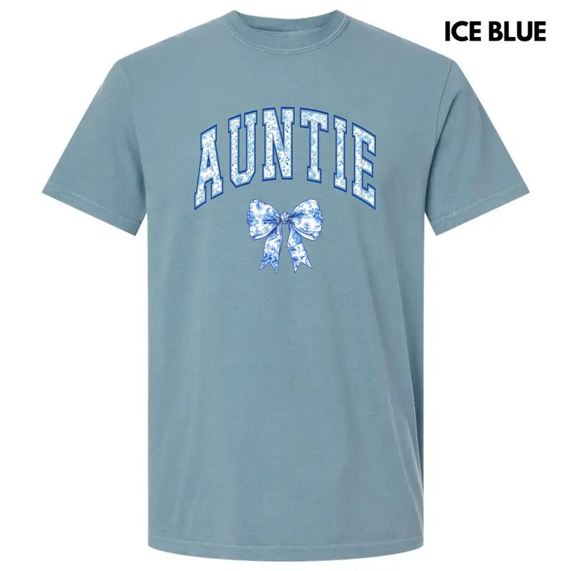 Auntie Ginger Jar Florals Comfort Colors T-Shirt 'NLB'