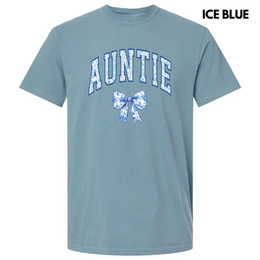 Auntie Ginger Jar Florals Comfort Colors T-Shirt 'NLB'