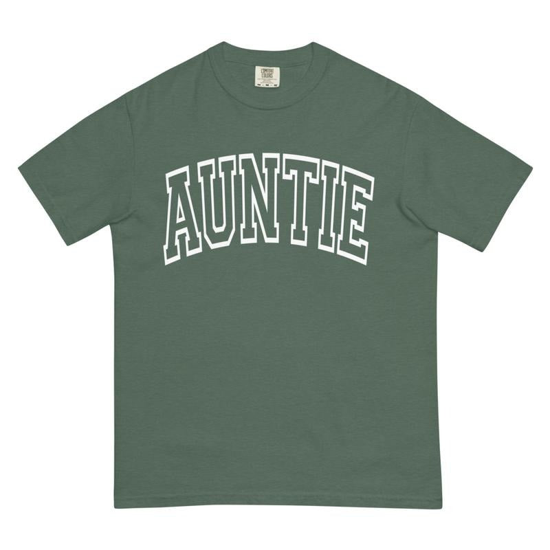Auntie Shirt, Aunt Shirt, Gift For Auntie, New Aunt Shirt, Auntie Gift, Cool Aunt Shirt, Gift For Aunt, Aunt Life Casual Comfort Cotton Crewneckstyle{n002}2