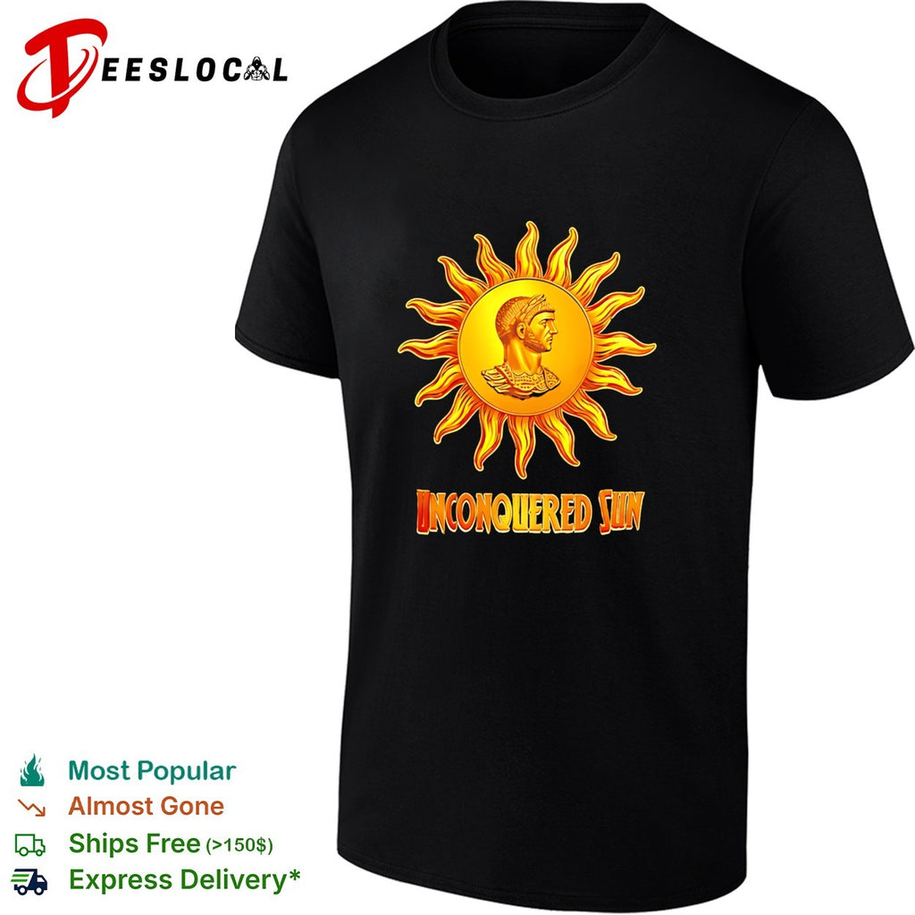Aurelian Sol Invictus Roman Emperor Unconquered Sun Roman Empire shirt