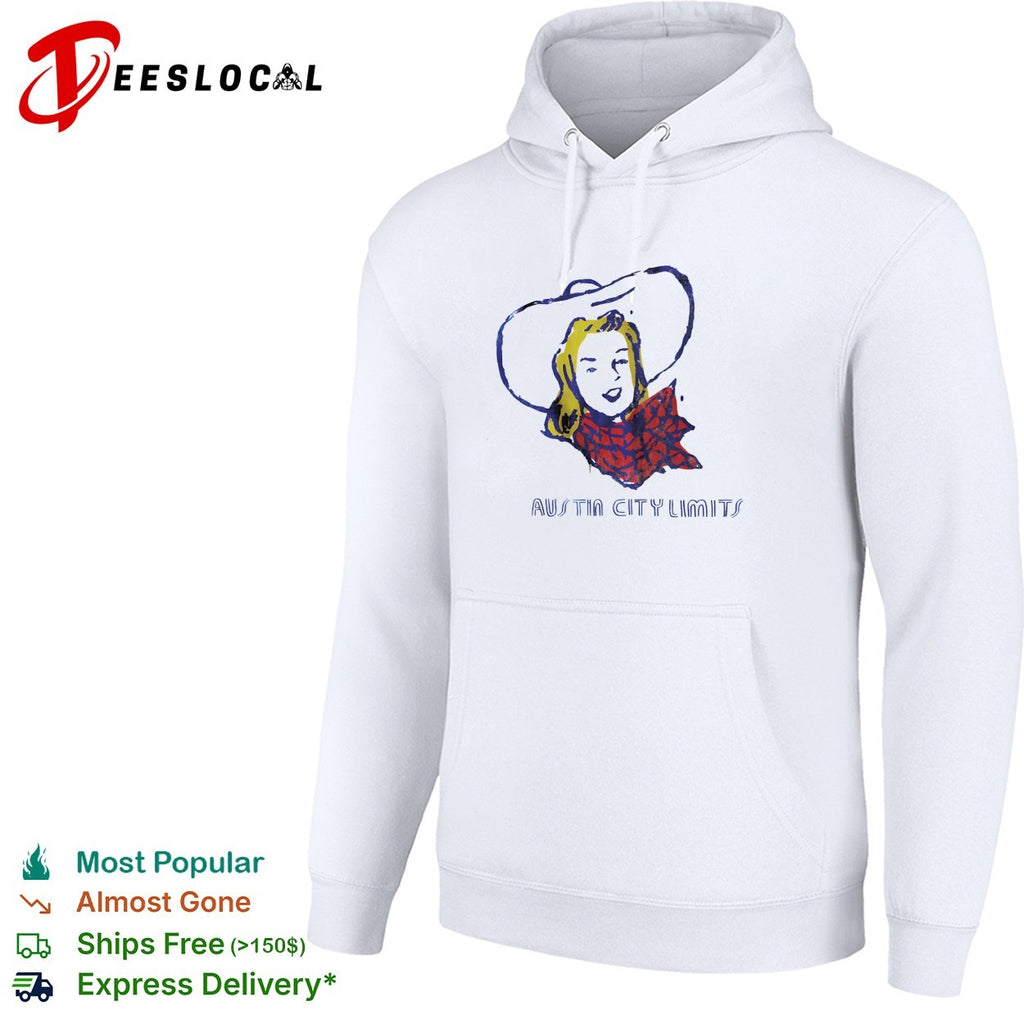 Austin City Limits cowgirl pop art portrait shirt