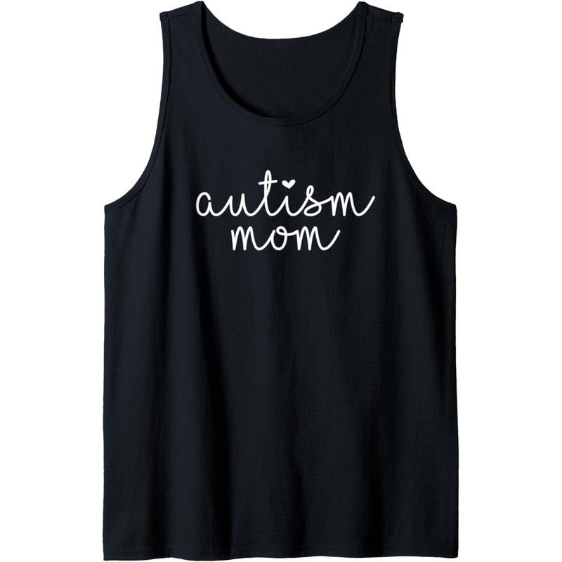 Autism Mom Autism Awareness Month Autistic Special Needs Mom Tank Top MADE IN USA