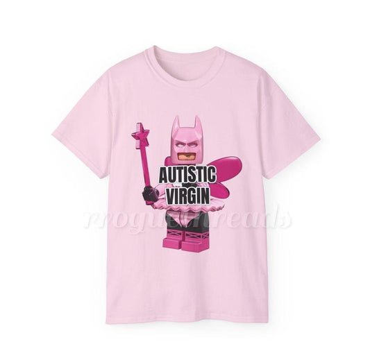 Autistic Virgin meme graphic tee, Funny graphic tee, meme shirt