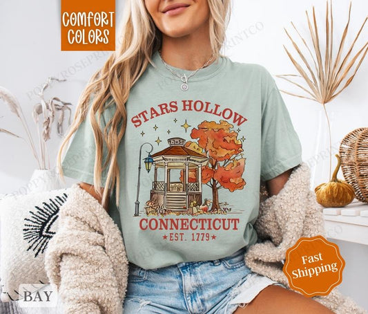 Autumn Shirt Comfort Colors, Fall Vibes Shirt, Fall Womenswear Oversized Crewneck