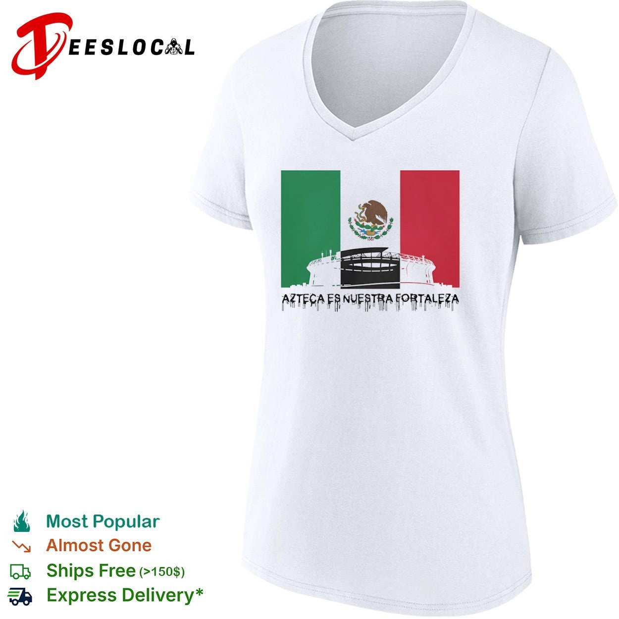 Azteca es nuestra fortaleza Mexico National Team Estadio Azteca soccer fan shirt