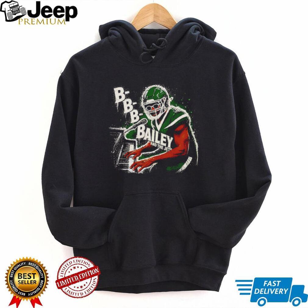 B B B Bailey And The Jets New York Football Fans Retro Music Style T Shirt