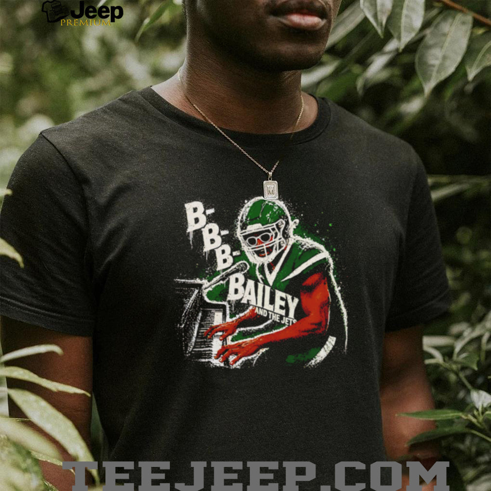 B B B Bailey And The Jets New York Football Fans Retro Music Style T Shirt