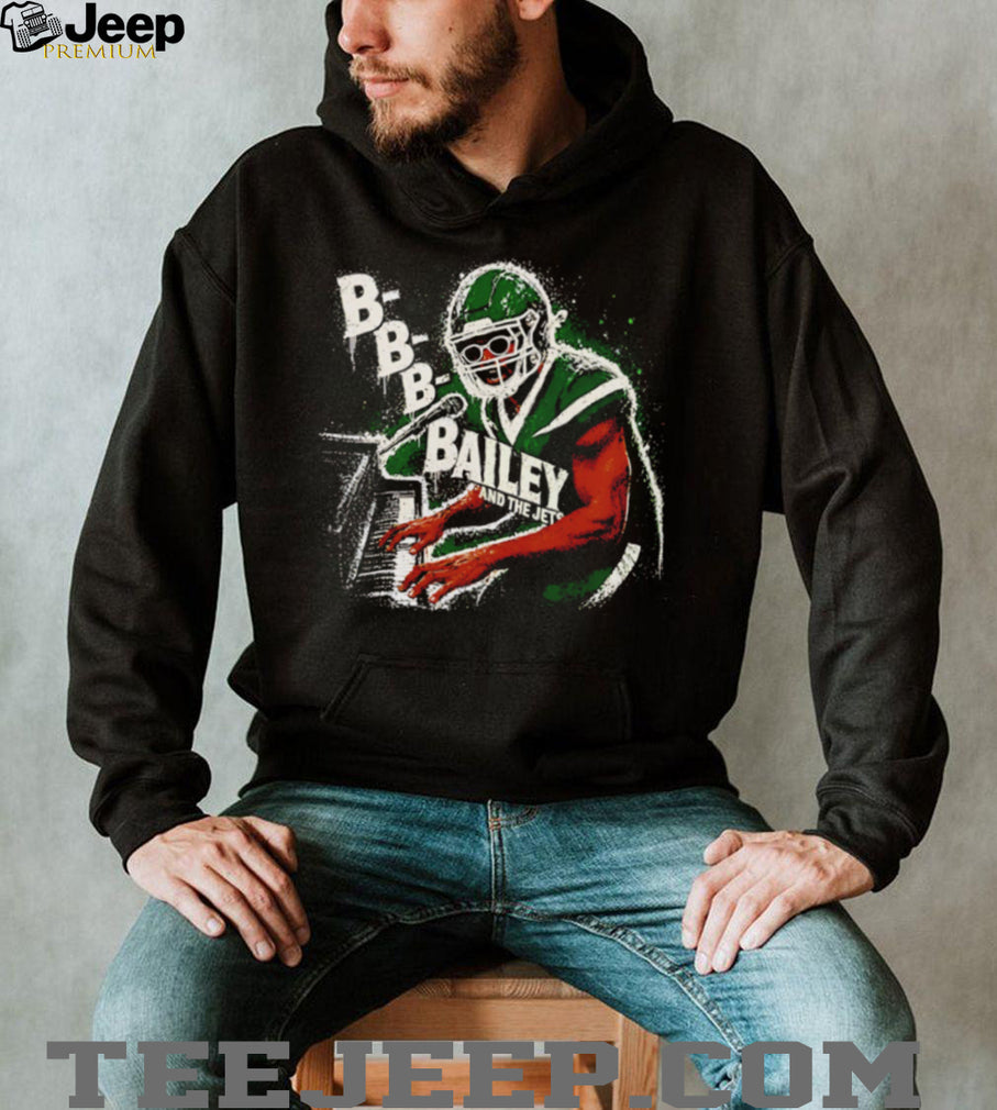 B B B Bailey And The Jets New York Football Fans Retro Music Style T Shirt