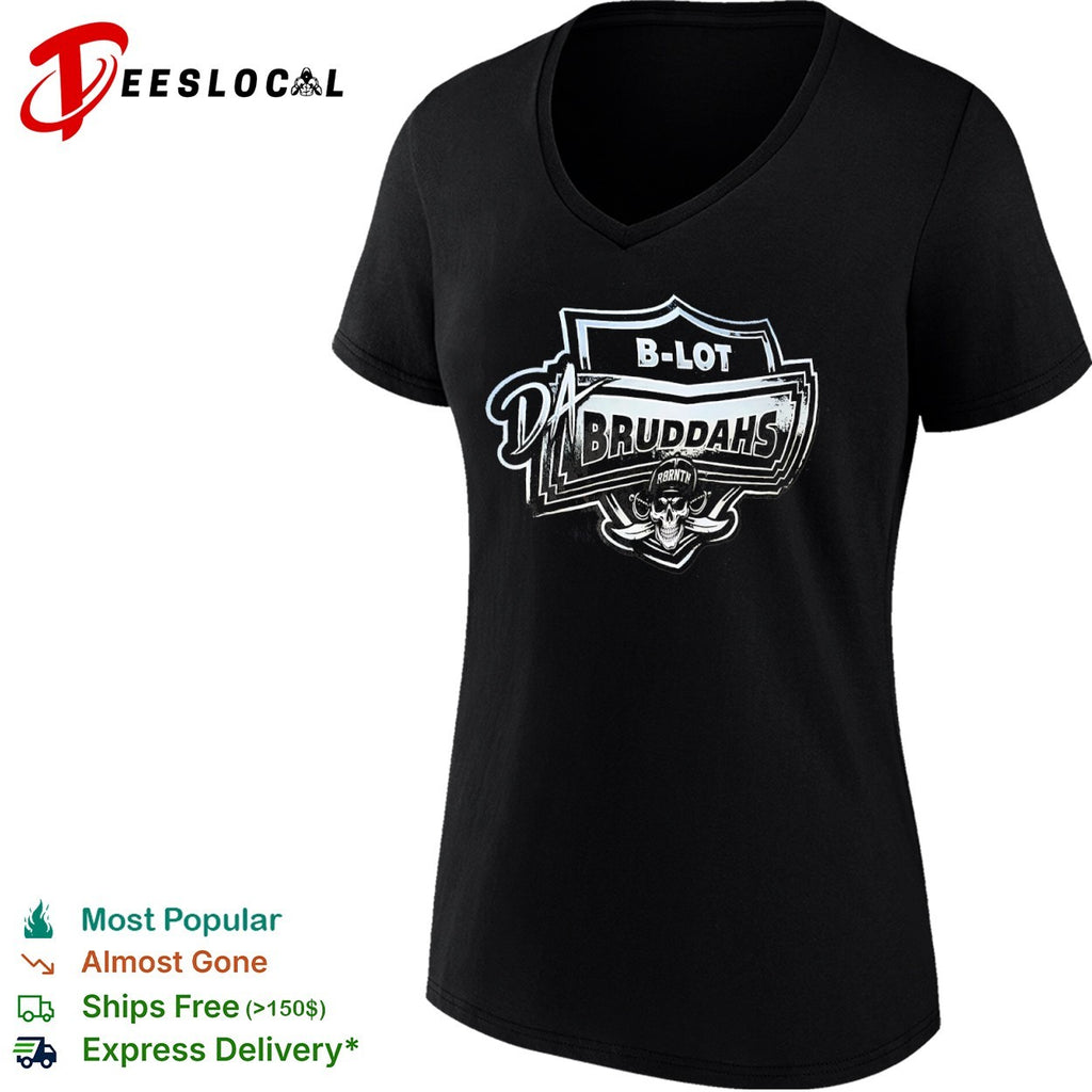 B Lot Da Bruddahs R8rntn Skull Pirates shirt