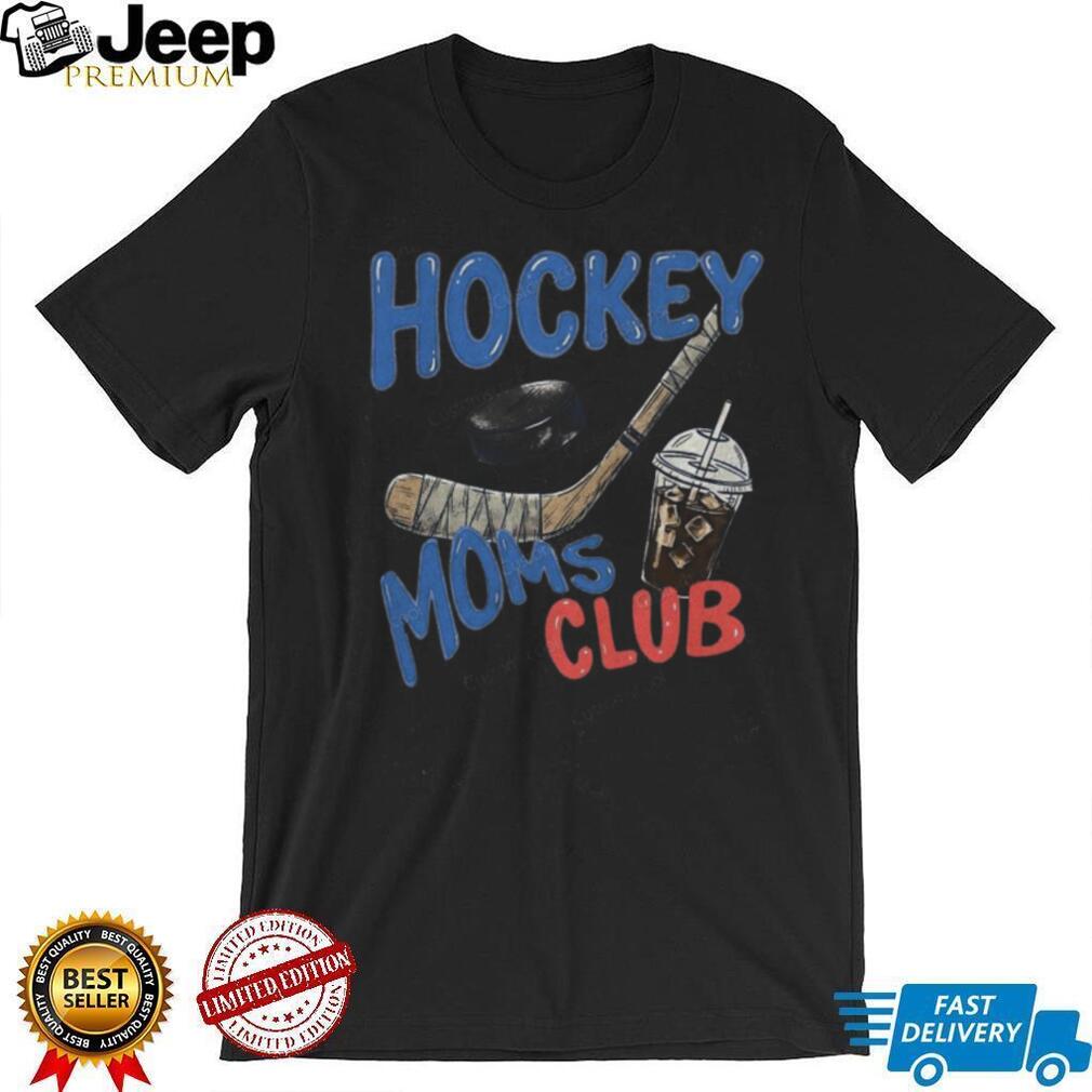 Hockey Moms Club Iced Coffee & Sports Vintage Acid Wash Shirt