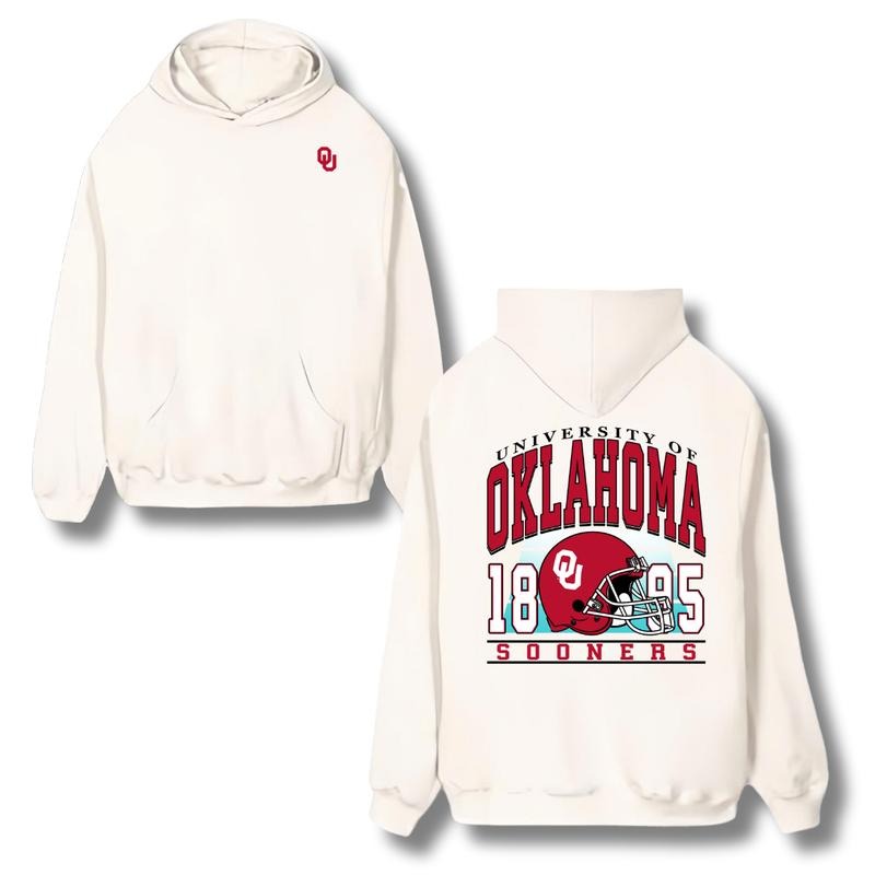 [BIG DEAL]Vintage Oklahoma Sooners Football 2 Side Hoodie & Sweatshirt, Unisex Hoodie & Sweatshirt, Vintage Hoodie & Sweatshirt