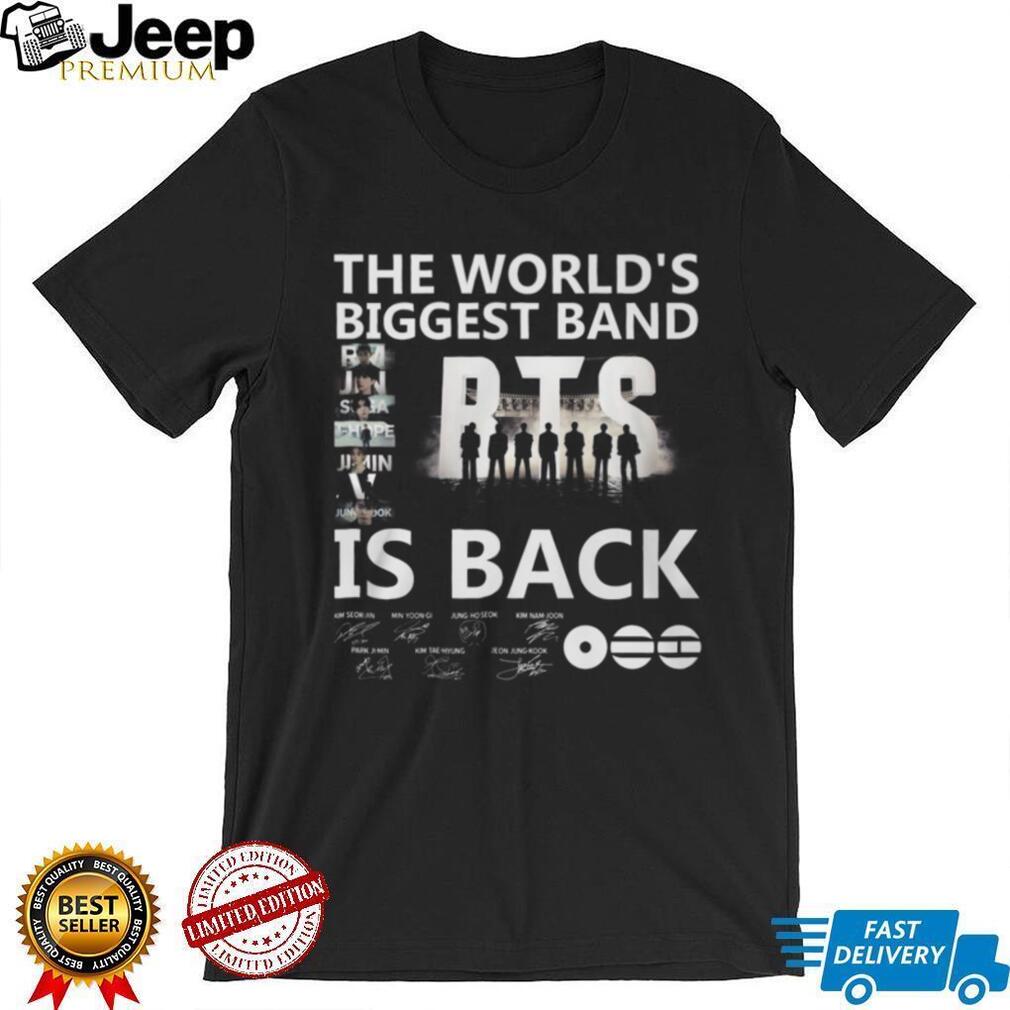 BTS The World’s Biggest Band Is Back Signature Member Photo T Shirt