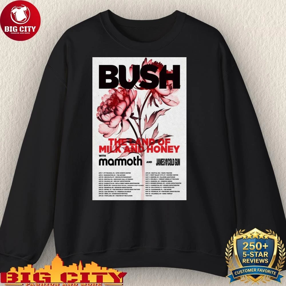 BUSH Spring Tour 2026 Poster Shirt