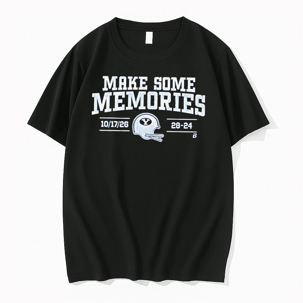 Byu Cougars Make Some Memories 10 17 26 Score 28 24 Tshirts Sweater