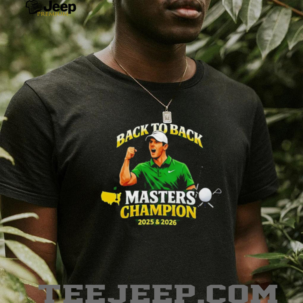 Back To Back Masters Champion 2025 & 2026 Golf T Shirt