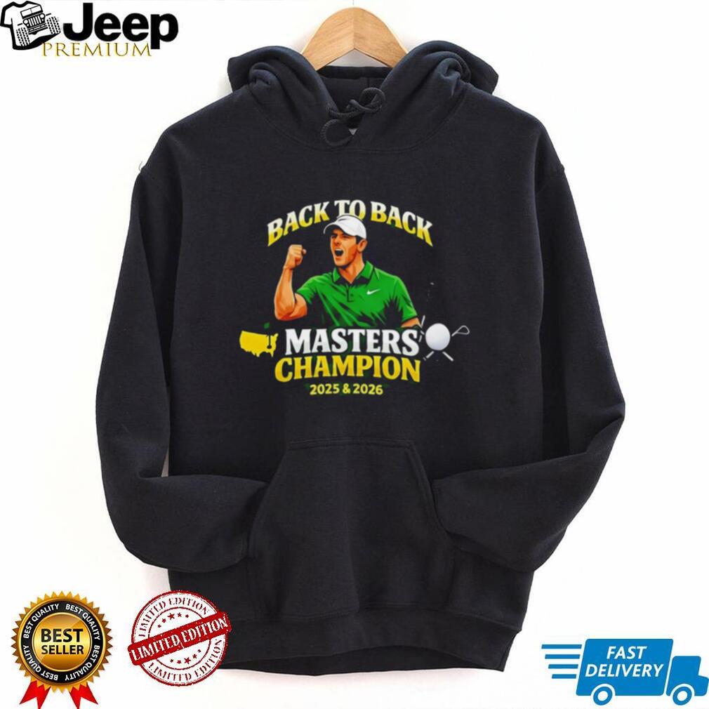 Back To Back Masters Champion 2025 & 2026 Golf T Shirt