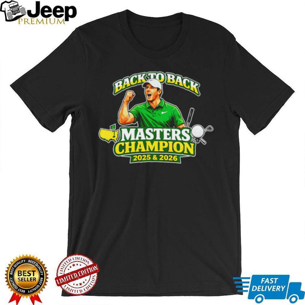 Back To Back Masters Champion 2025 and 2026 Golf Tournament Winner Men T Shirt