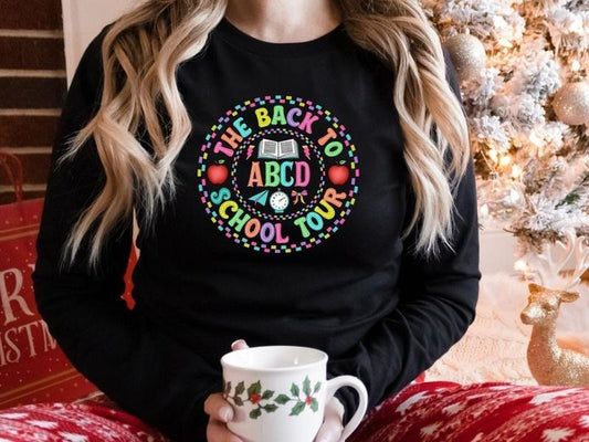 Back to School Teacher Tour Sweatshirt, Teacher Tour Tee, Concert Tour Teacher Back to School Shirt, Elementary Middle School Teacher  T-shirt, sweater and Hoodie