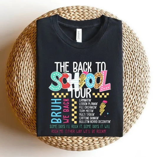 Back to School Teacher Tour sweatshirt, Teacher Tour Tee, Concert Tour Teacher Back to School sweatshirt, Elementary Middle School Teacher Tee, sweatshirt summer see
