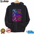 Bad Girl Skull Bitch Came Out To Play Sassy Quote Graphic T Shirt